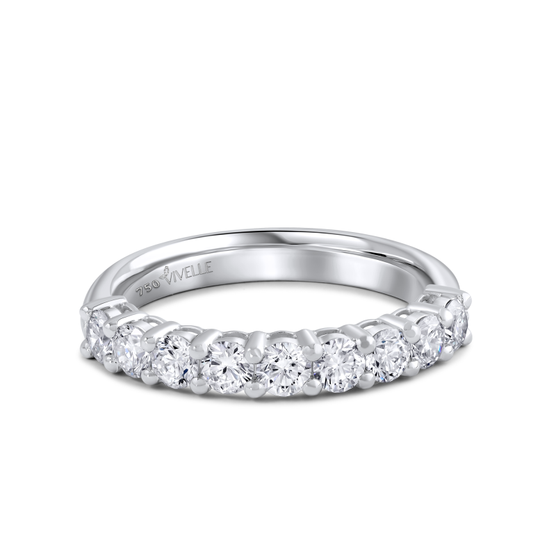 Classic Solitaire Band Ring | Lab Grown Diamond | 18K White Gold