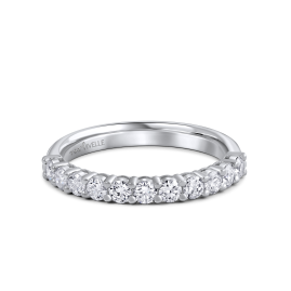 Classic Solitaire Band Ring |Lab Grown Diamonds | 18k White Gold