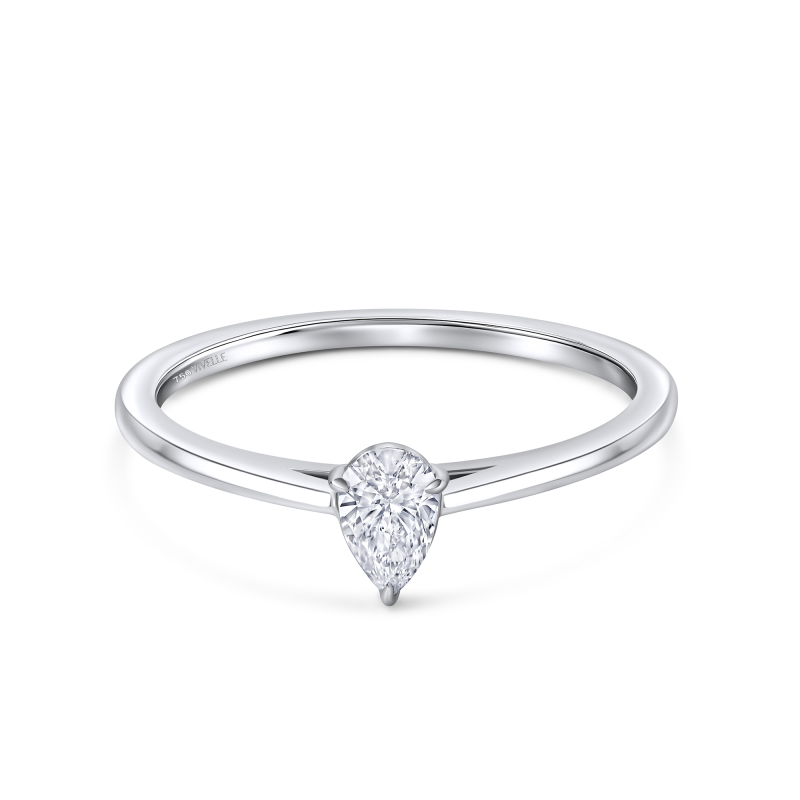 Solitaire Drop Ring | 1.10CT