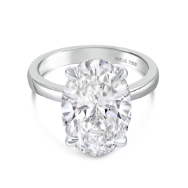 Solitaire Oval Ring | 1CT