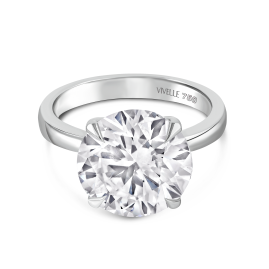 Solitaire Oval Ring | 1CT